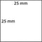 DYMO LW - LW duurzame labels - 25 x 25 mm - industriële lijm - vochtbestendig (1 stuk)