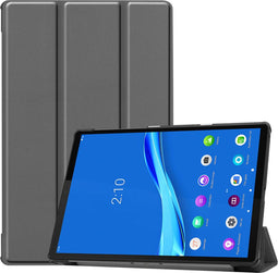 imoshion Tablet Hoes - Geschikt voor Lenovo Tab M10 Plus, Lenovo Tab M10 FHD Plus - Trifold Bookcase - Grijs