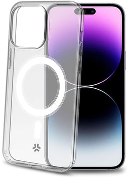 Celly GELSKINMAG1056 - Soft Case - MagSafe Compatibel - Transparant