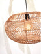 GOOD&MOJO Vloerlamp Madeira - Bamboe Wit/Rotan - 74x48x176cm - Modern - Staande lampen voor Woonkamer - Slaapkamer