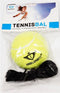 Tennisbal met elastiek - Gasgevuld - Voor kinderen - Geel