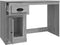 vidaXL - Bureau - met - lade - 115x50x75 - cm - bewerkt - hout - grijs - sonoma - eiken