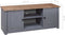 vidaXL - Tv-kast - Panama - Range - 120x40x50 - cm - massief - grenenhout - grijs