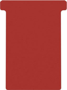 T-kaart djois formaat 3 77mm rood 100st | 5 stuks