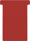 T-kaart djois formaat 3 77mm rood 100st | 5 stuks