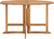 vidaXL - Tuintafel - inklapbaar - 110x110x75 - cm - massief - teakhout