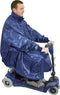 Splash - Poncho lange mouwen - ongevoerd - blauw - one size