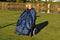 Splash - Wheely Mac - regenponcho met kap - zonder mouwen - ongevoerd large - blauw