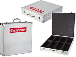 Carrera Digital 132 - Opbergkoffer - Aluminium voor 8 raceauto's 1:32 - Zilver