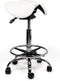 Split-zit ergonomische zadelkruk Wit zithoogte 40CM t/m 58CM Zonder voetring