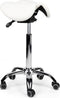 Split-zit ergonomische zadelkruk Wit zithoogte 40CM t/m 58CM Zonder voetring