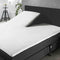 Splittopper Hoeslaken Jersey Katoen - 160x200cm - wit - Split Enkel - Single Split