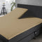 Splittopper Hoeslaken Jersey Katoen - 160x200cm - zand - Split Enkel - Single Split
