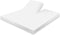 Splittopper Hoeslaken Jersey Katoen - 180x200cm - wit - Split Enkel - Single Split