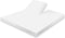 Splittopper Hoeslaken Jersey Katoen - 180x210/220cm - wit - Split Enkel - Single Split