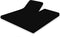 Splittopper Hoeslaken Jersey Katoen - 180x210/220cm - zwart - Split Enkel - Single Split