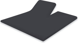 Splittopper Hoeslaken Katoen Perkal - antraciet - 180x200cm - Split Enkel - Single Split