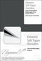 Splittopper Hoeslaken Katoen Perkal - antraciet - 180x210/220cm - Split Enkel - Single Split