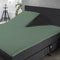 Splittopper Hoeslaken Katoen Perkal - Grenat Green - 160x200cm - Split Enkel - Single Split