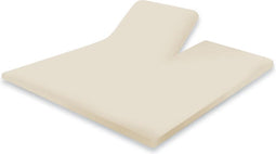 Splittopper Hoeslaken Katoen Perkal - ivoor - 180x200cm - Split Enkel - Single Split
