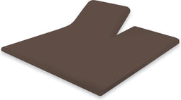 Splittopper Hoeslaken Katoen Perkal - taupe - 160x200cm - Split Enkel - Single Split