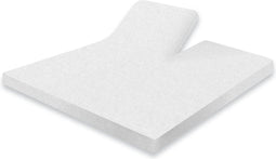 Splittopper Molton Matrasbeschermer Hoeslaken Katoen - 180x220cm Molton Split Enkel - Single Split