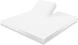 Splittopper Molton Matrasbeschermer Hoeslaken Stretch - 180x200