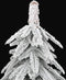vidaXL - Kunstkerstboom - met - sneeuw - 180 - cm