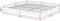 vidaXL - Bedframe - massief - hout - wit - 160x200 - cm