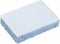 Sponrex viscose schuurspons pak a 10 stuks 130x84x28 mm blauw / wit