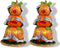 Spooky Town - Pumpkin Snowmen - Set van 2