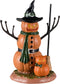 Spooky Town - Pumpkin Snowmen with Cat