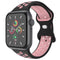 Sport⁺ bandje voor de Apple Watch Series 1-9 / SE - 38/40/41 mm - Maat M/L - Black & Pink