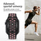 Sport⁺ bandje voor de Apple Watch Series 1-9 / SE - 38/40/41 mm - Maat M/L - Black & Pink