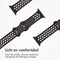 Sport⁺ bandje voor de Apple Watch Series 1-9 / SE - 38/40/41 mm - Maat M/L - Black & Pink