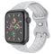 Sport⁺ bandje voor de Apple Watch Series 1-9 / SE - 38/40/41 mm - Maat S/M - Grey & White