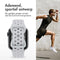 Sport⁺ bandje voor de Apple Watch Series 1-9 / SE - 38/40/41 mm - Maat S/M - Grey & White