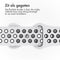 Sport⁺ bandje voor de Apple Watch Series 1-9 / SE - 38/40/41 mm - Maat S/M - White & Black