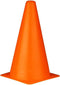 Sport/ taining voetbal pionnen oranje 22 cm - 4 stuks - Sport - veldsporten - training pion/kegel/accessoire