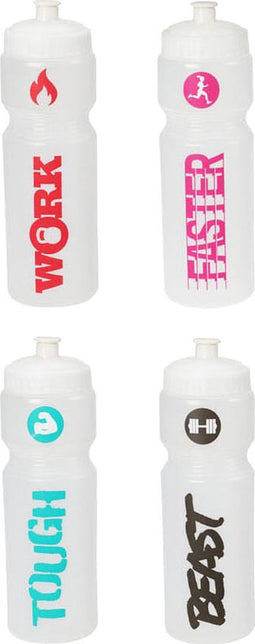 Sportfles met Tekst, 750ml