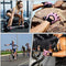 Sporthandschoenen, ademende trainingshandschoenen met microvezelstof, fitnesshandschoenen voor heren en vrouwen, gewichtheffen/fietsen