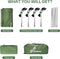 Sportneer - Camping Cot - Draagbare Opvouwbare Slaapbed - 330lbs Draagvermogen