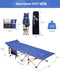 Sportneer Camping Cot - Heavy-Duty Oxford - Double Layer - Comfortable Mattress
