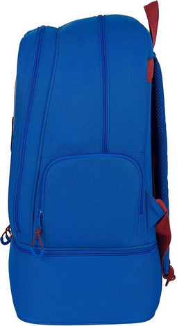 Sports Bag with Shoe holder F.C. Barcelona Maroon Navy Blue