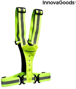Sports LED Reflecterend Hardloopvest Innovagoods- Hardlopen - Reflectief - One Size - Lampjes