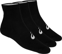 Sports Socks Asics Quarter 3PPK Black