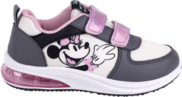 Sportschoenen met LED Minnie Mouse Velcro Grijs - 29