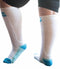 Sportsok met mesh panel