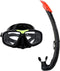 SportX Volwassenen Snorkelset 5 Sterren Zwart