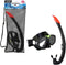 SportX Volwassenen Snorkelset 5 Sterren Zwart